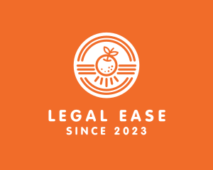 Orange Citrus Fruit logo