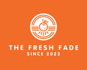 Orange Citrus Fruit logo design