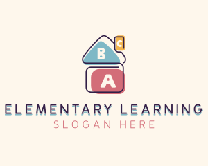 Learning Blocks Daycare logo design