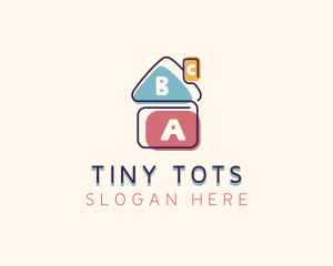 Learning Blocks Daycare logo design