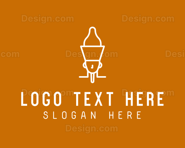 Egyptian Pharaoh Outline Logo