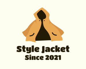 Yellow Raincoat Hoodie logo design