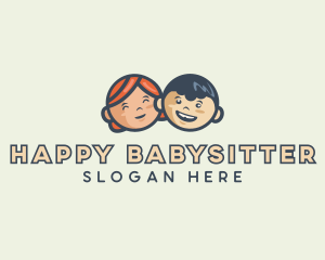 Happy Children Kindergarten logo design