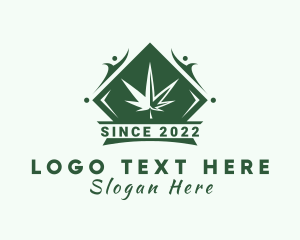 Marijuana Farm Emblem logo