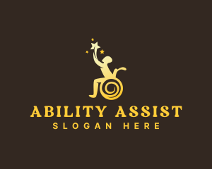 Handicap Wheelchair Star logo
