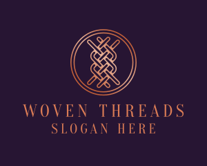 Woven Textile Stitch logo