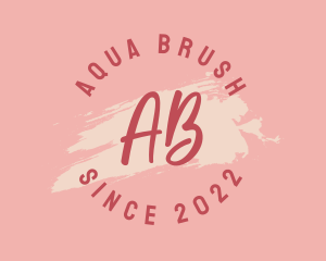 Makeup Brush Cosmetics logo design