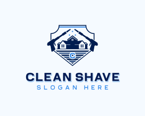 Pressure Washing Clean logo design