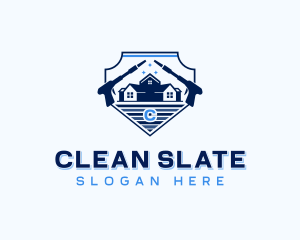 Pressure Washing Clean logo design