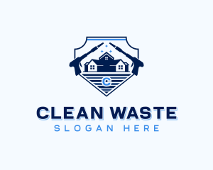 Pressure Washing Clean logo design