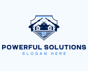 Pressure Washing Clean logo design