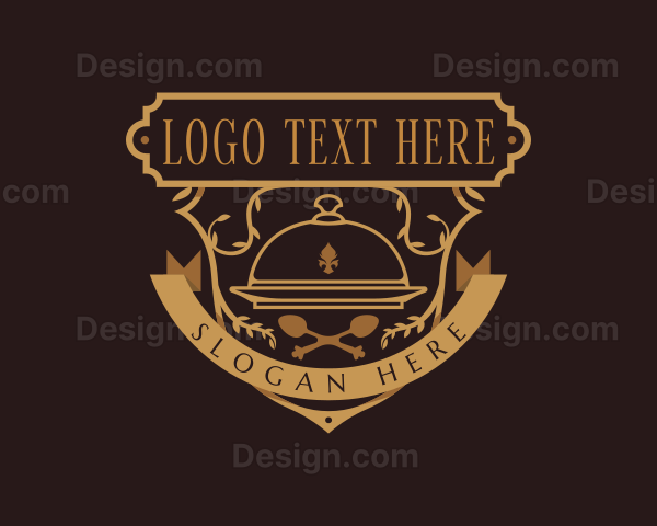 Elegant Restaurant Catering Logo