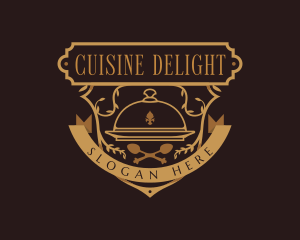 Elegant Restaurant Catering logo design