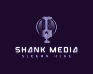 Microphone Media Podcast logo design