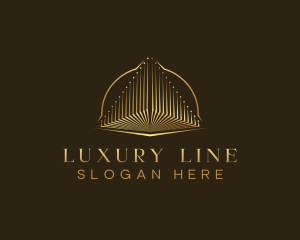 Luxury Pyramid Finance Bank logo design