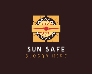 Sun Ray Ornament logo design