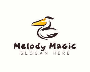 Pelican Bird Beak Logo