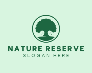 Nature Oak Tree Park logo design