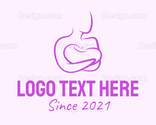 Woman Maternity Breastfeeding Logo