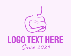 Woman Maternity Breastfeeding  logo