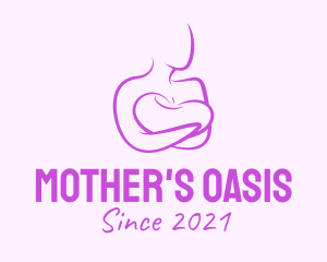 Woman Maternity Breastfeeding  logo