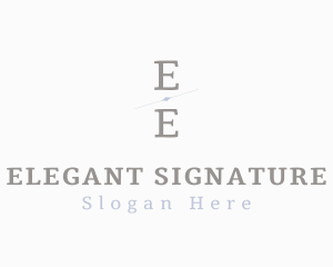 Upscale Luxury Boutique logo design