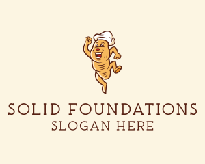 Bread Bakery Cartoon logo