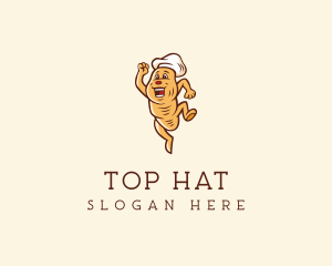 Bread Bakery Cartoon logo design