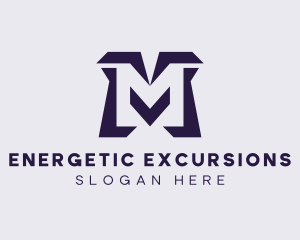 Generic Digital Letter M logo design