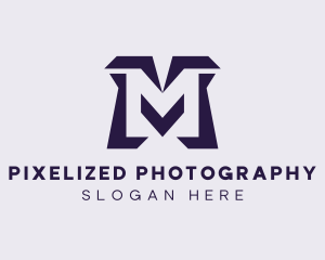 Generic Digital Letter M logo design