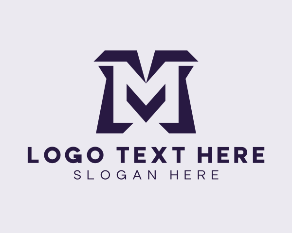 Generic Digital Letter M logo