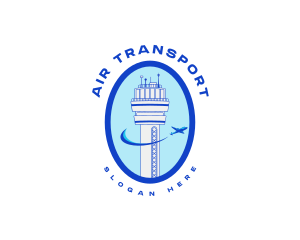 Airport Aviation Tower logo design