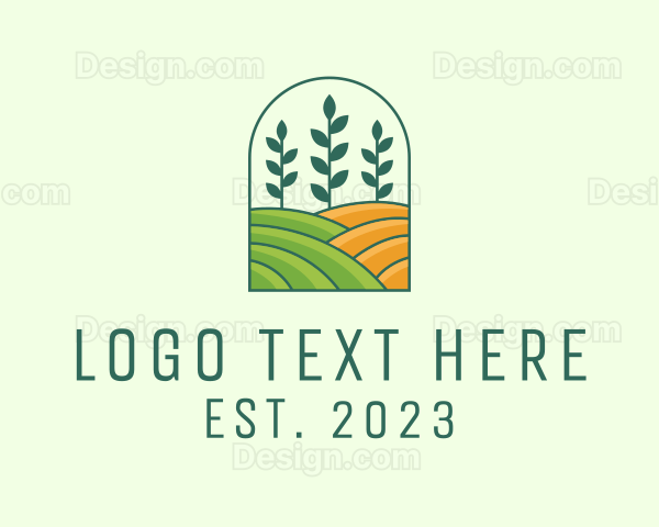 Farming Agriculture Crop Logo
