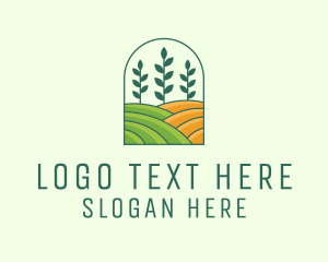 Farming Agriculture Crop Logo