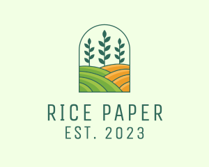 Farming Agriculture Crop logo design