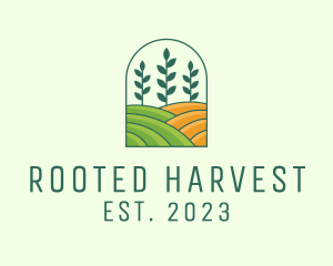 Farming Agriculture Crop logo design