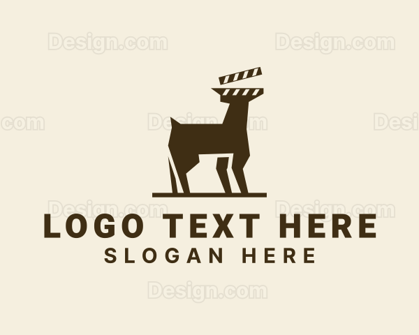 Deer Film Clapboard Logo