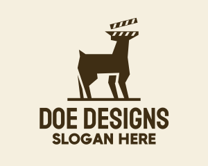 Deer Movie Clapboard logo