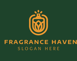 Golden Lotus Fragrance logo design