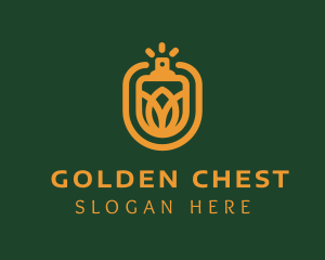 Golden Lotus Fragrance logo design