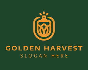 Golden Lotus Fragrance logo design