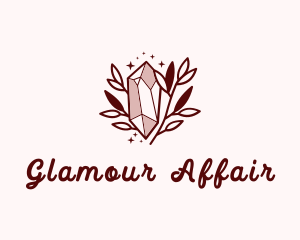 Red Glamorous Crystal logo