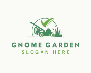 Gardening Lawn Mower logo design