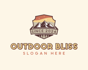 Summit Mountain Hike logo design