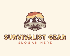 Summit Mountain Hike logo design