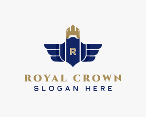 Elegant Royalty Wings logo design