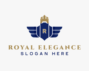 Elegant Royalty Wings logo
