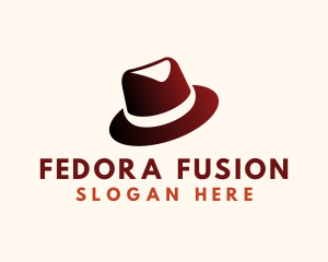 Fedora Hat Fashion logo design