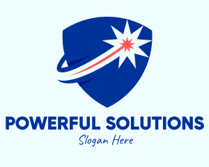 Blue Shield Protection logo design