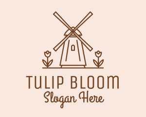 Amsterdam Windmill Tulip logo